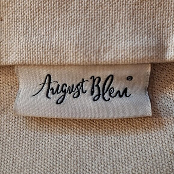 Two 22” Square Canvas Pillow Shams Coquette Aesthete Bow Design by August Bleu - Picture 5 of 6